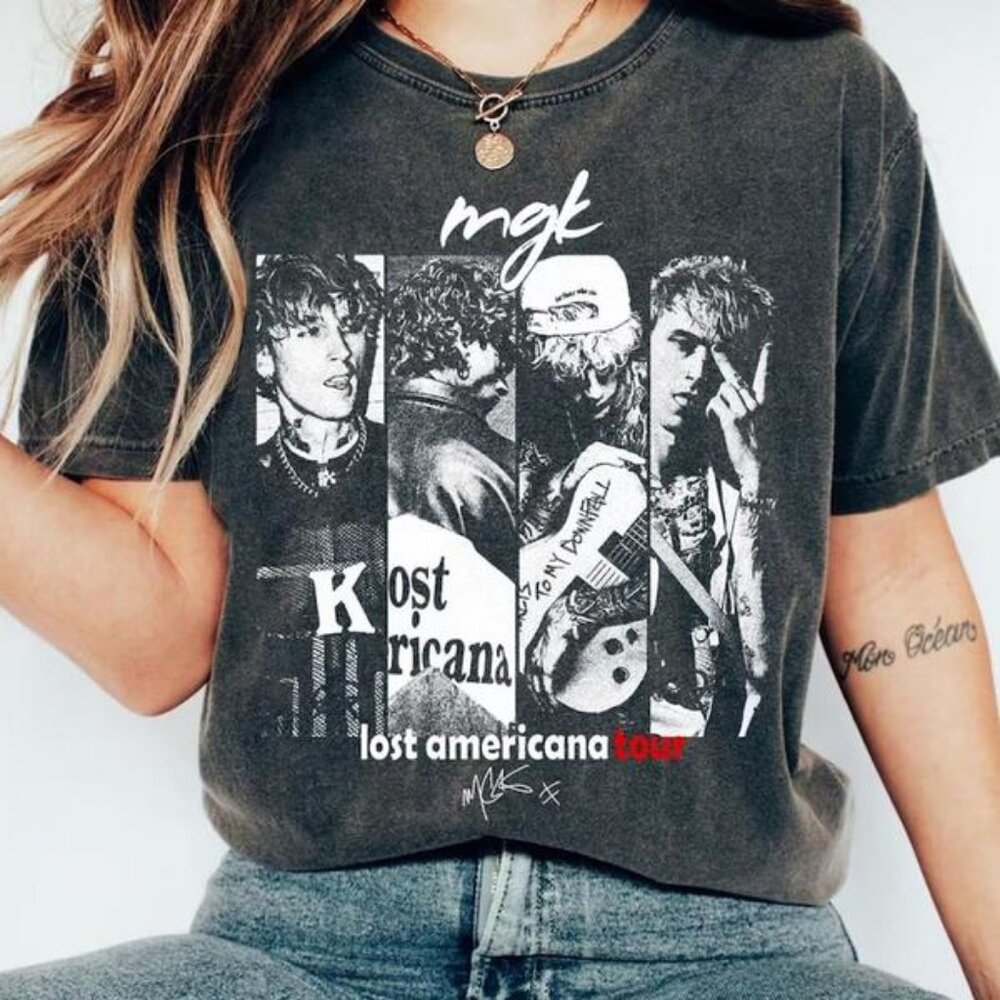 MGK “Lost Americana Tour” Vintage Pop Rock Unisex T-Shirt